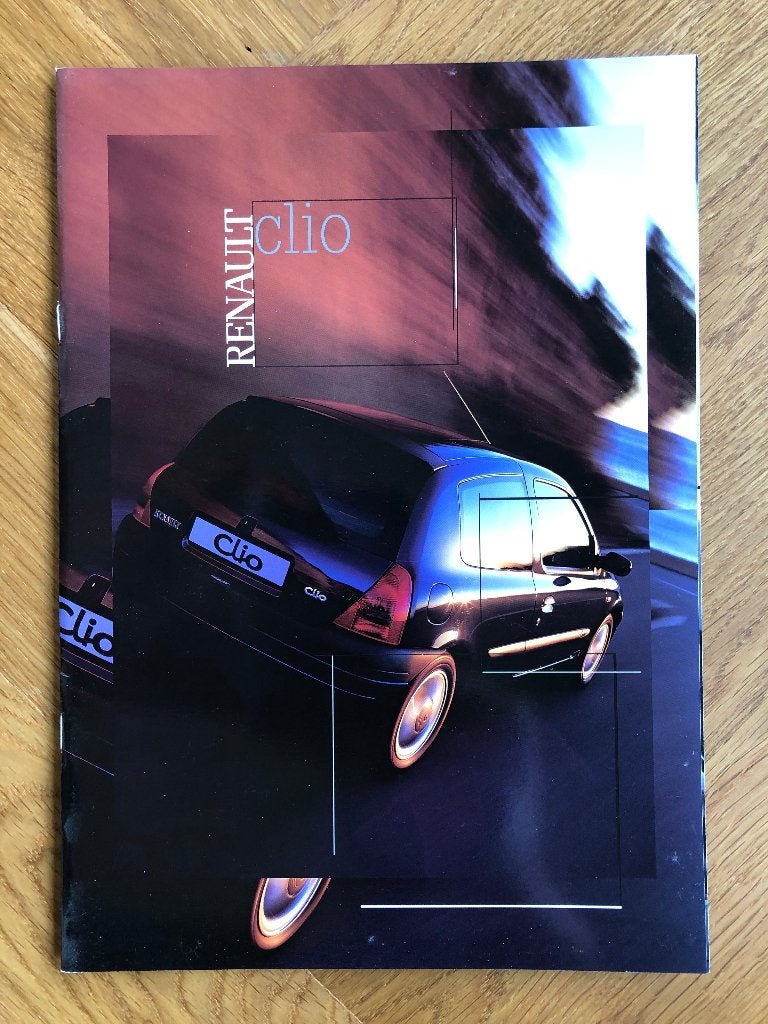 Renault Clio folder 2000, Verzenden, Renault, Nieuw, Renault