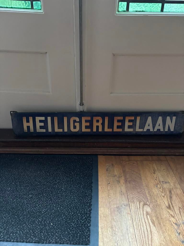 Twee oude straatnaamborden, Ophalen of Verzenden