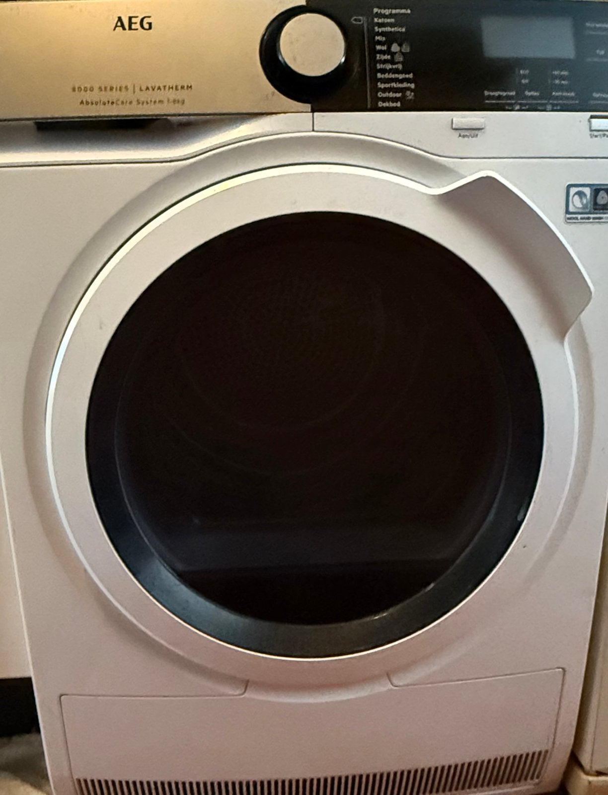 Wasdroger: AEG T8DE84EW - DEFECT, Ophalen, Niet werkend