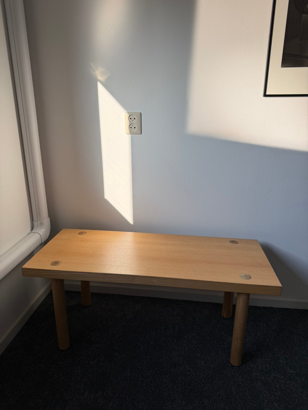 Ikea stockholm 2017 bankje, Huis en Inrichting, Ophalen, 100 tot 150 cm, Zo goed als nieuw, 25 tot 50 cm