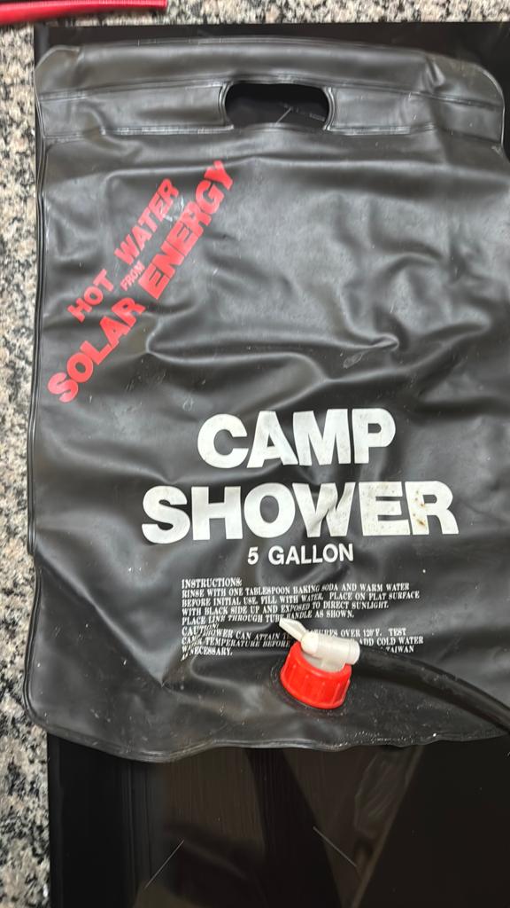 Camp Shower, kampeer douche, Caravans en Kamperen, Kampeeraccessoires, Ophalen of Verzenden, Zo goed als nieuw