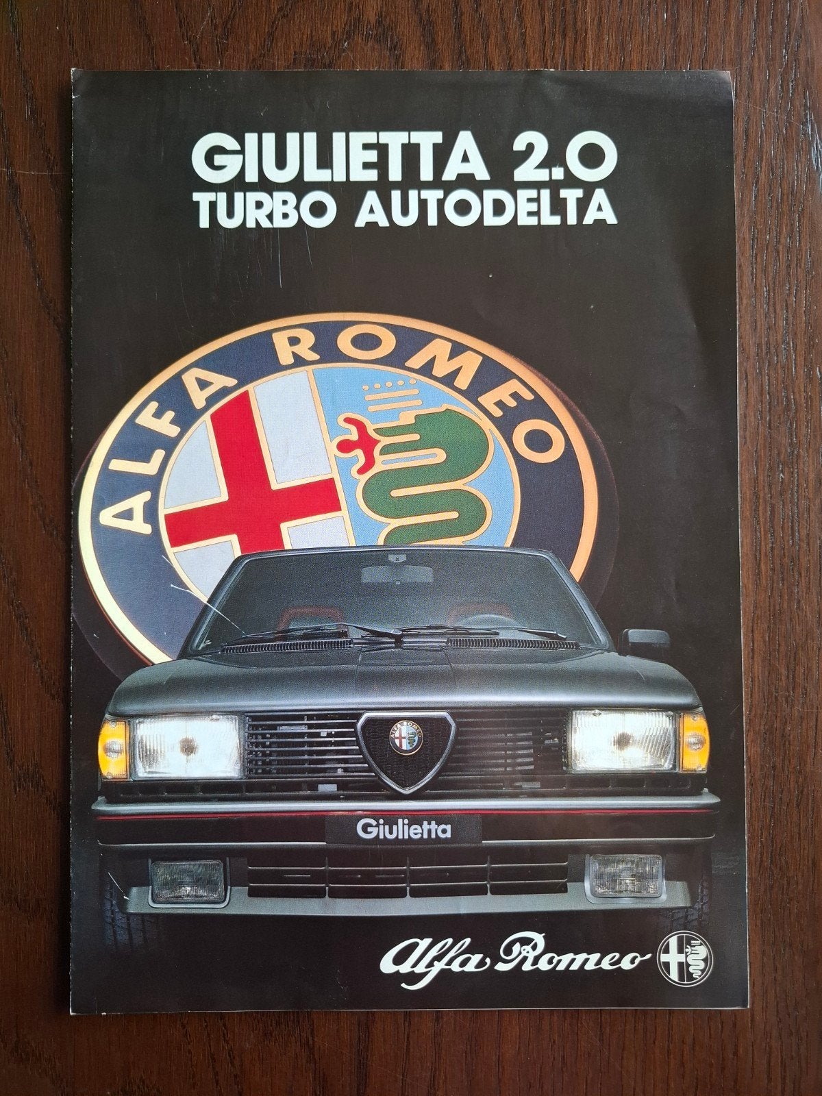 Alfa Romeo Giulietta 2.0 Turbo Autodelta folder, Boeken, Auto's | Folders en Tijdschriften, Gelezen, Alfa Romeo, Ophalen of Verzenden