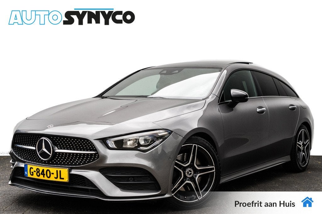 Mercedes-Benz CLA-Klasse Shooting Brake 200 Business Solutio, Gebruikt, 4 cilinders, Leder en Stof, Origineel Nederlands