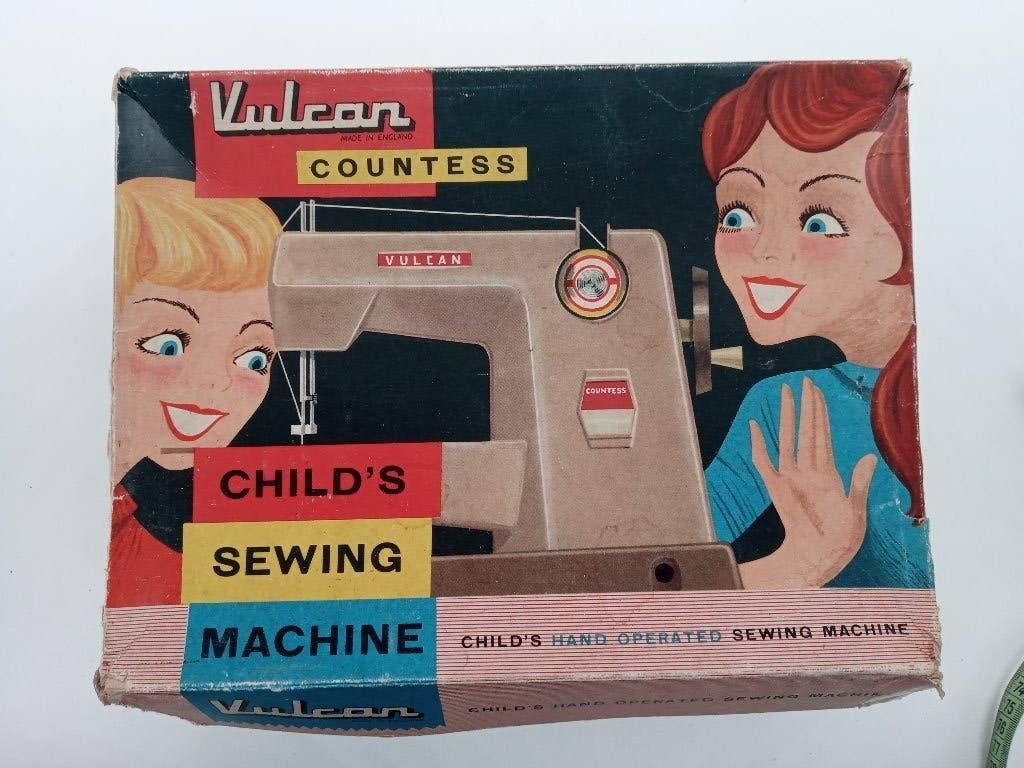 Vintage kinder naaimachine - VULCAN, Antiek en Kunst, Ophalen of Verzenden