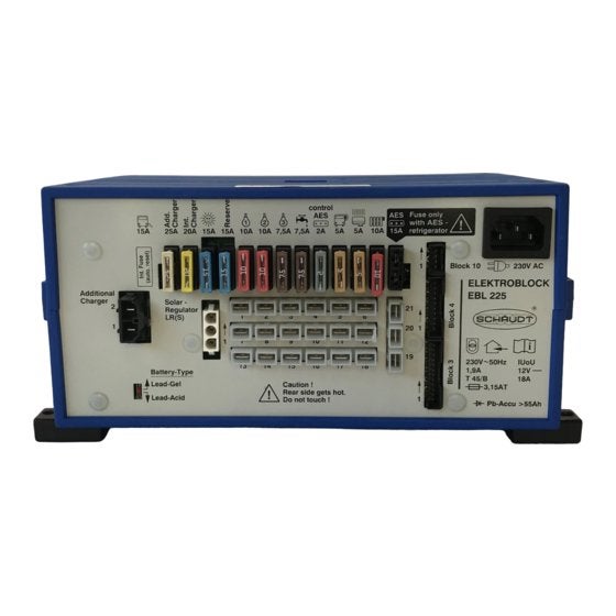 Schaudt Elektroblok EBL 225, Buurserstraat 15 A, 7481 EG,Haaksbergen, Ophalen of Verzenden, Info@123CamperOnderdelen.nl, Nieuw