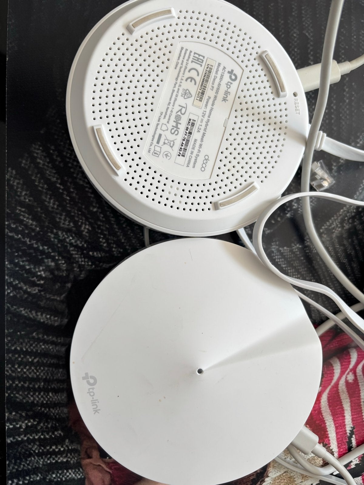 2x TP-Link Deco P7 AC1300+AV600 Whole Home Hybrid Mesh, Ophalen, Zo goed als nieuw, Router