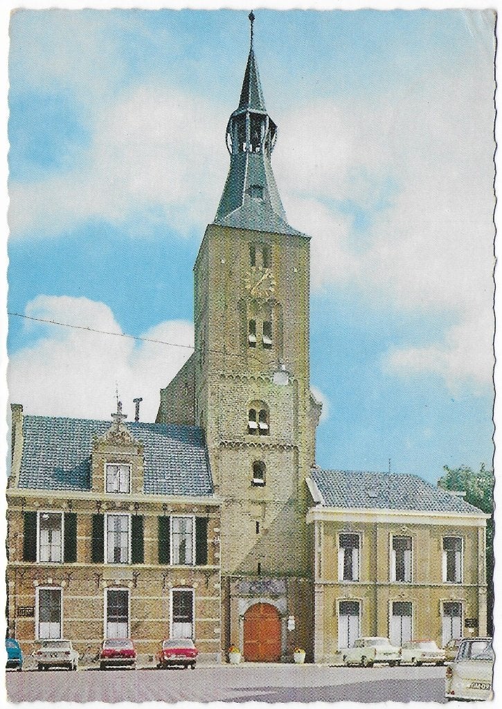 Hattem N H Kerk Gelopen Ansichtkaart ( B4838 ), Ophalen of Verzenden, 1980 tot heden, Gelopen, Gelderland