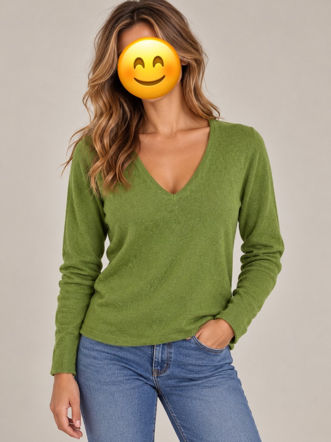 Toscani Cashmere e Seta dames trui groen – kasjmier & angora, Ophalen of Verzenden, Gedragen, Maat 38/40 (M), Groen