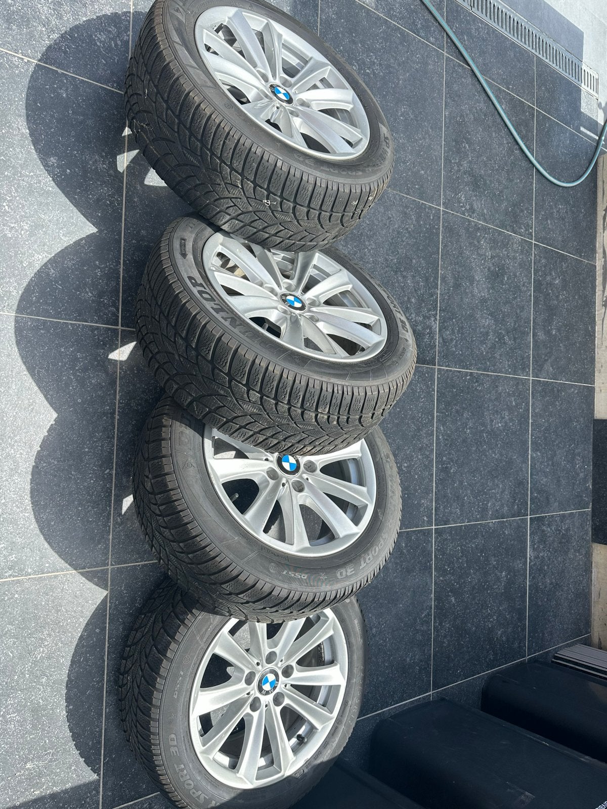 BMW 18 inch Winterbanden met Velgen - Dunlop SP Winter Sport, Auto-onderdelen, Banden en Velgen, Ophalen, 18 inch, Gebruikt, Banden en Velgen