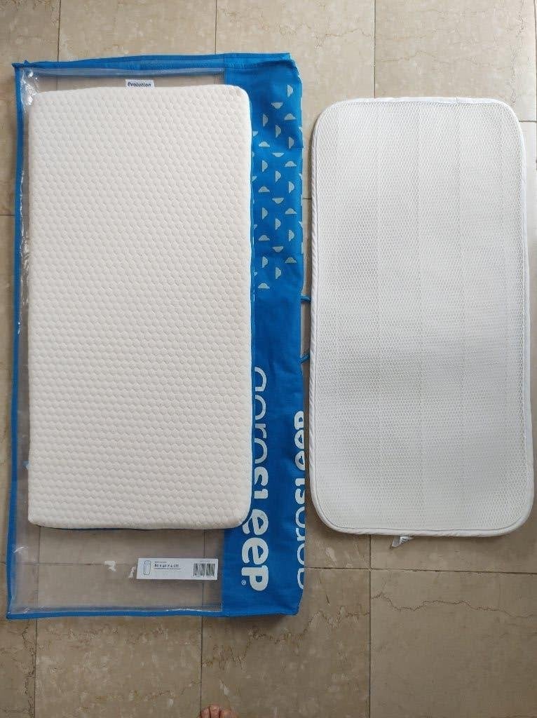 Aerosleep Evolution 80x40x4 matras cosleeper / wieg ZGAN, Kinderen en Baby's, Ophalen of Verzenden, Zo goed als nieuw, Overige typen