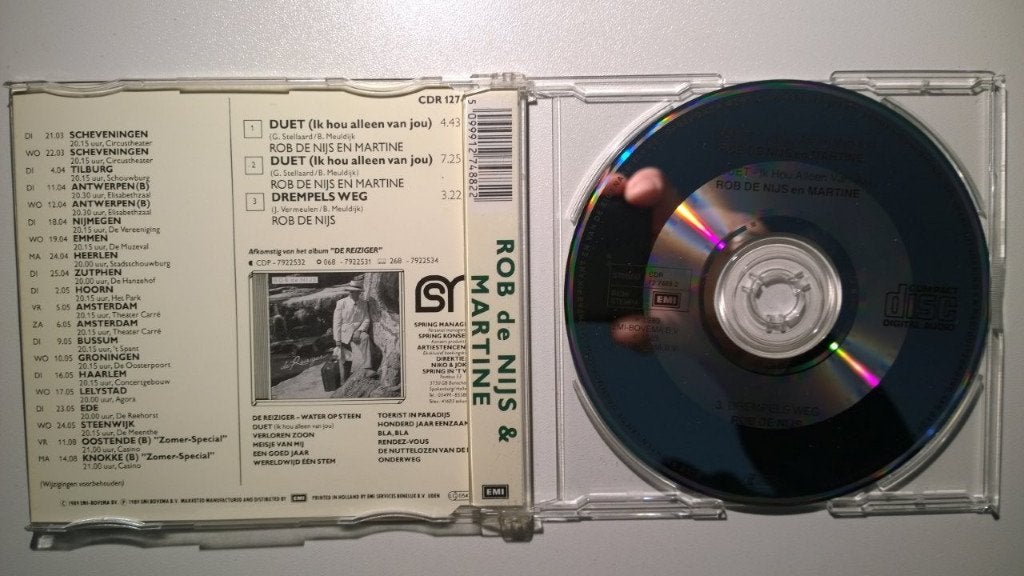 Rob de Nijs & Martine - Duet (Ik Hou Alleen Van Jou), Cd's en Dvd's, Maxi-single, Ophalen of Verzenden, Zo goed als nieuw, 1 single