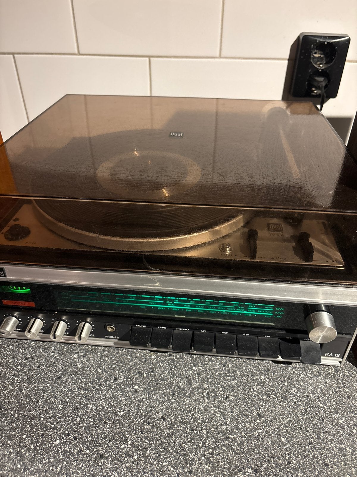 Dual KA 12 Platenspeler met Geïntegreerde Versterker + Boxen, Ophalen, Gebruikt, Platenspeler, Dual