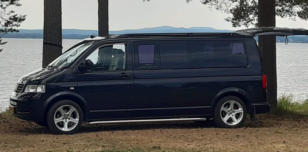 VW T5 2.5 tdi AXD L2H1 uit 2005 vermoeden defecte inlaatklep, Auto's, Bluetooth, Overige carrosserieën, 2500 kg, Zwart