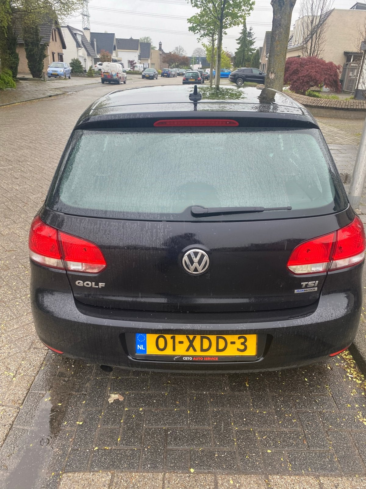 Volkswagen Golf 1.2 TSI 77KW 5d 2012 Zwart, Auto's, Voorwielaandrijving, 4 cilinders, 610 kg, Zwart