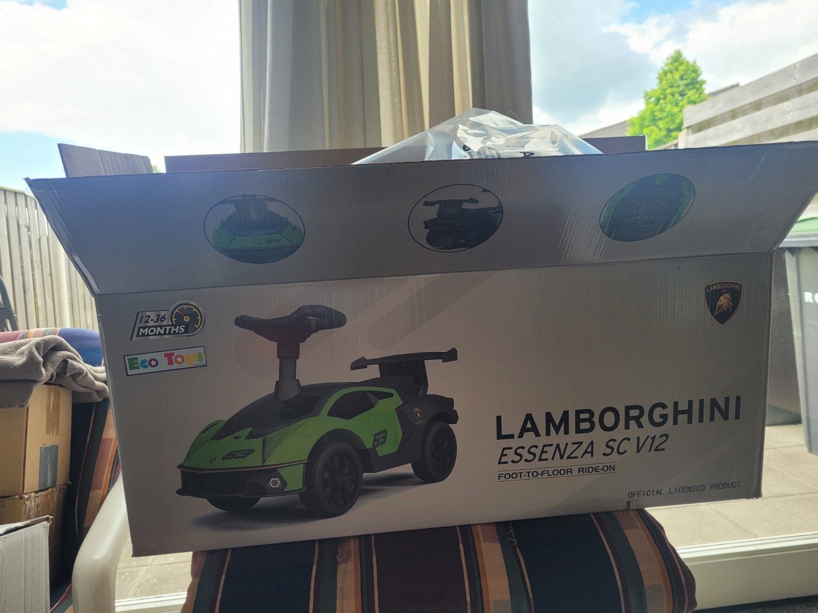 Lamborgini loopauto met geluid, Loopvoertuig, Mamaloes, Nieuw, M