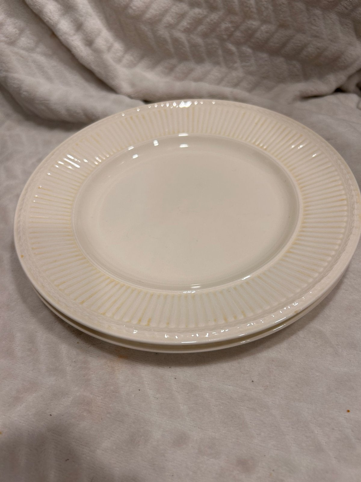 Wedgwood Edme Borden Set - Diep, Normaal & Gebaksbordjes, Huis en Inrichting, ., Ophalen of Verzenden, Zo goed als nieuw, .