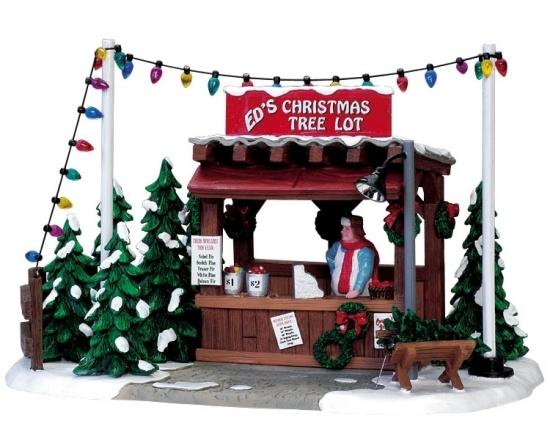 Lemax 73646 Ed's Christmas Tree Lot 2008, Diversen, Kerst, Ophalen of Verzenden, Zo goed als nieuw