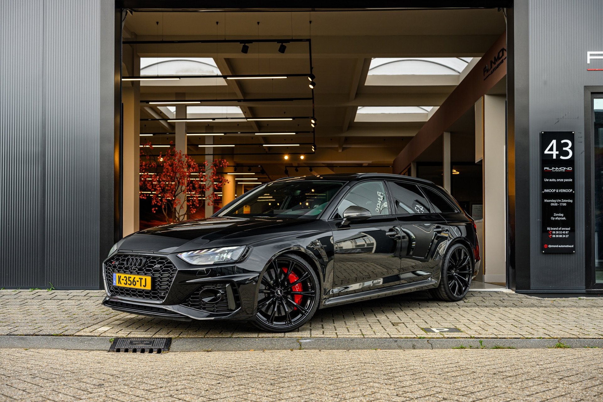 Audi A4 Avant 2.9 TFSI RS 4 ABT-S |Keramisch|Pano|530PK|Mass, Auto's, Audi, Automaat, Gebruikt, Zwart, Vierwielaandrijving