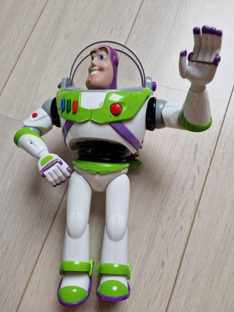 buzz lightyear licht en geluid toy story 4 talking action, Ophalen of Verzenden, Overige figuren, Beeldje of Figuurtje