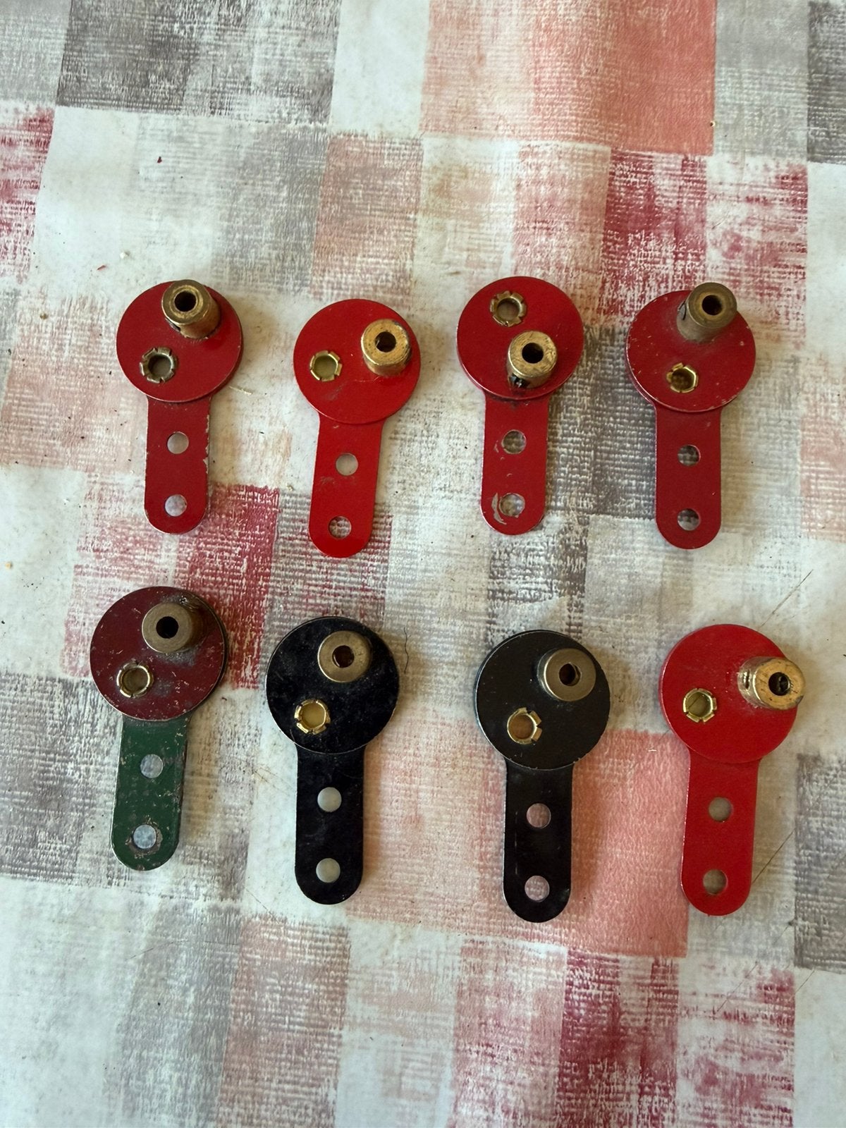 Meccano onderdeel nr 130A   8 X als nieuw, Ophalen of Verzenden, Zo goed als nieuw, Groter dan 1:32