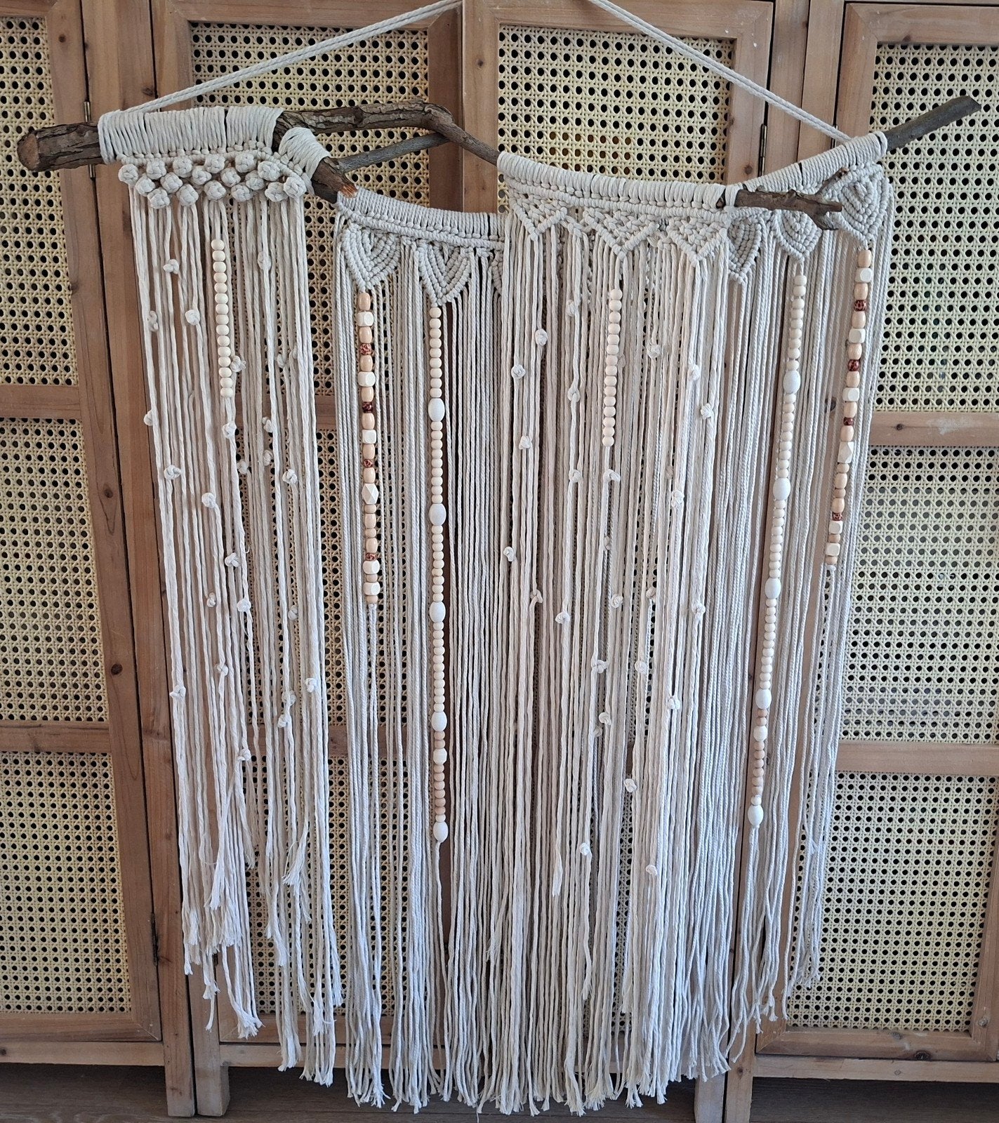 Handgemaakt Macrame Wandkleed - Boho Stijl, Ophalen, Beige, Boho, Zo goed als nieuw
