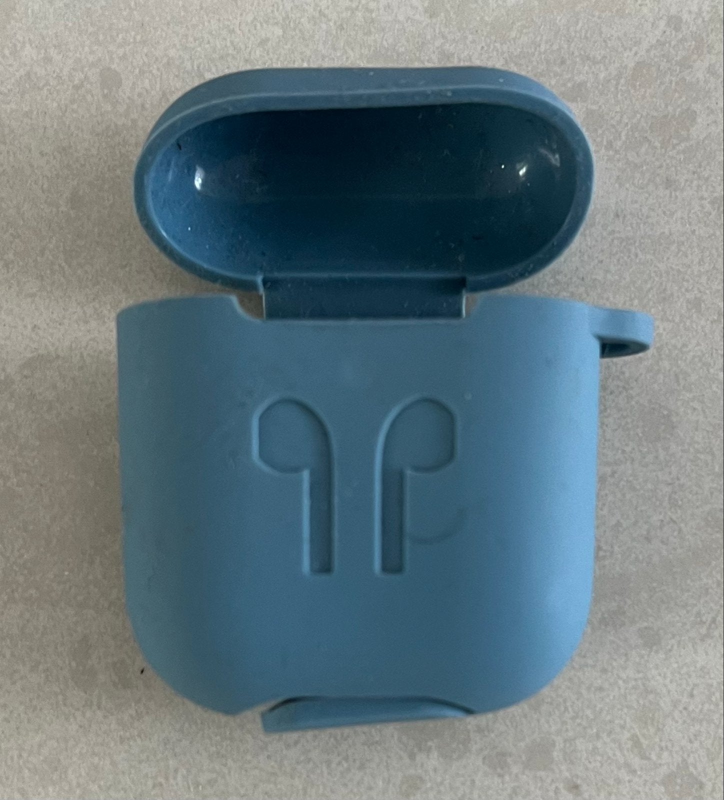 Blauw siliconen hoesje voor AirPods, Ophalen of Verzenden, Zo goed als nieuw
