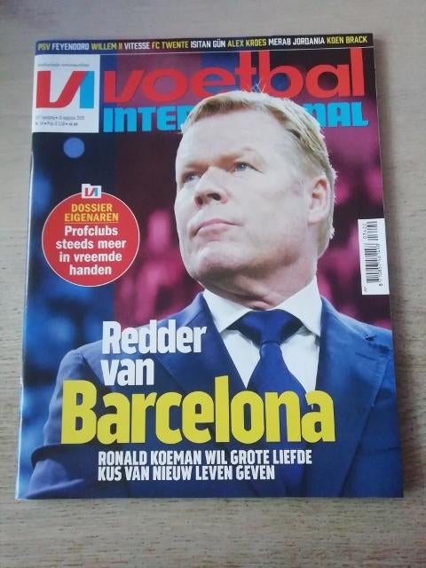 Voetbal International, 55e jaargang, nr. 34, 2020, Ophalen, Gebruikt, Buitenlandse clubs, Boek of Tijdschrift