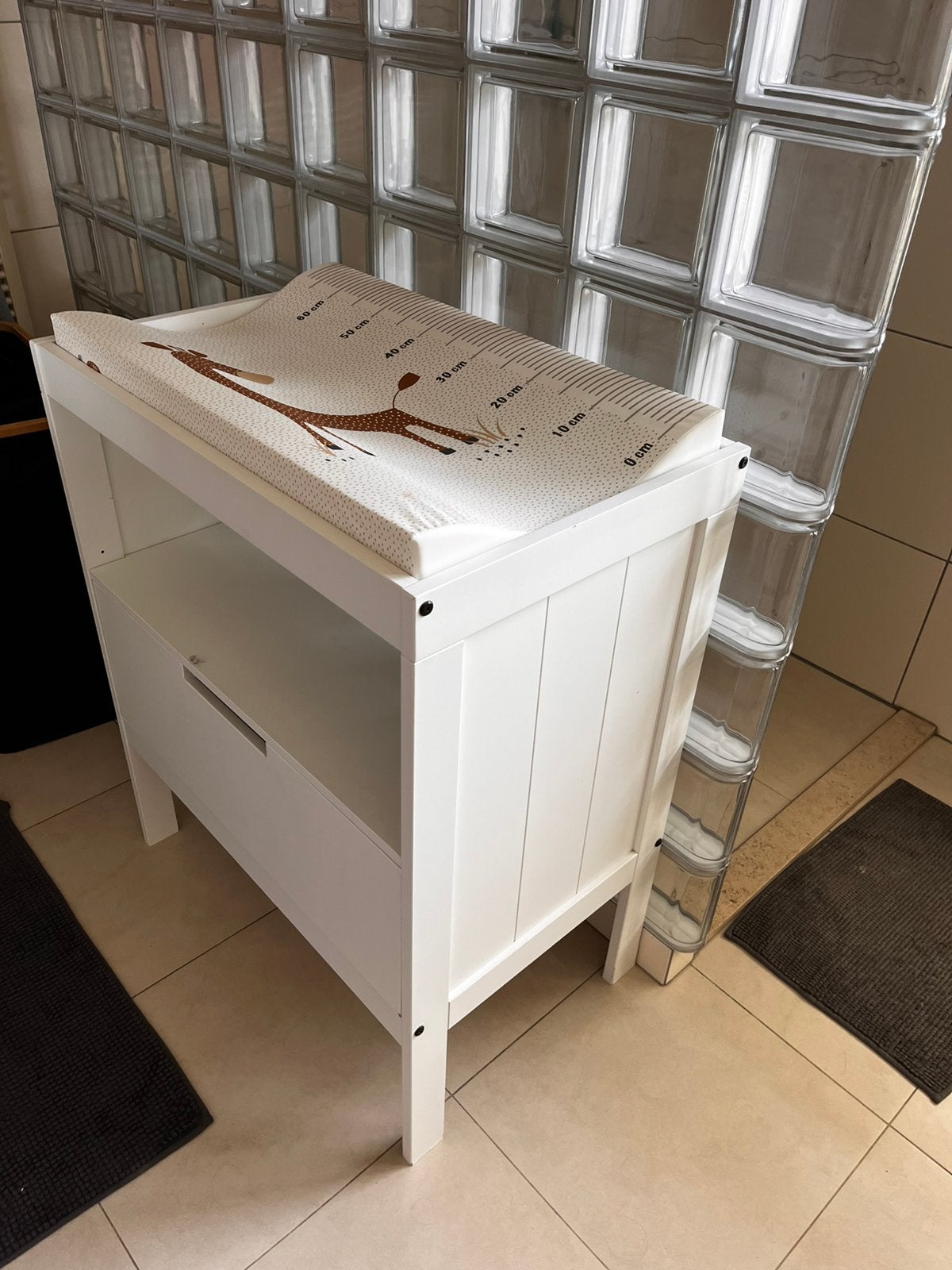 Commode / luiertafel - wit, Ophalen, Gebruikt, Commode