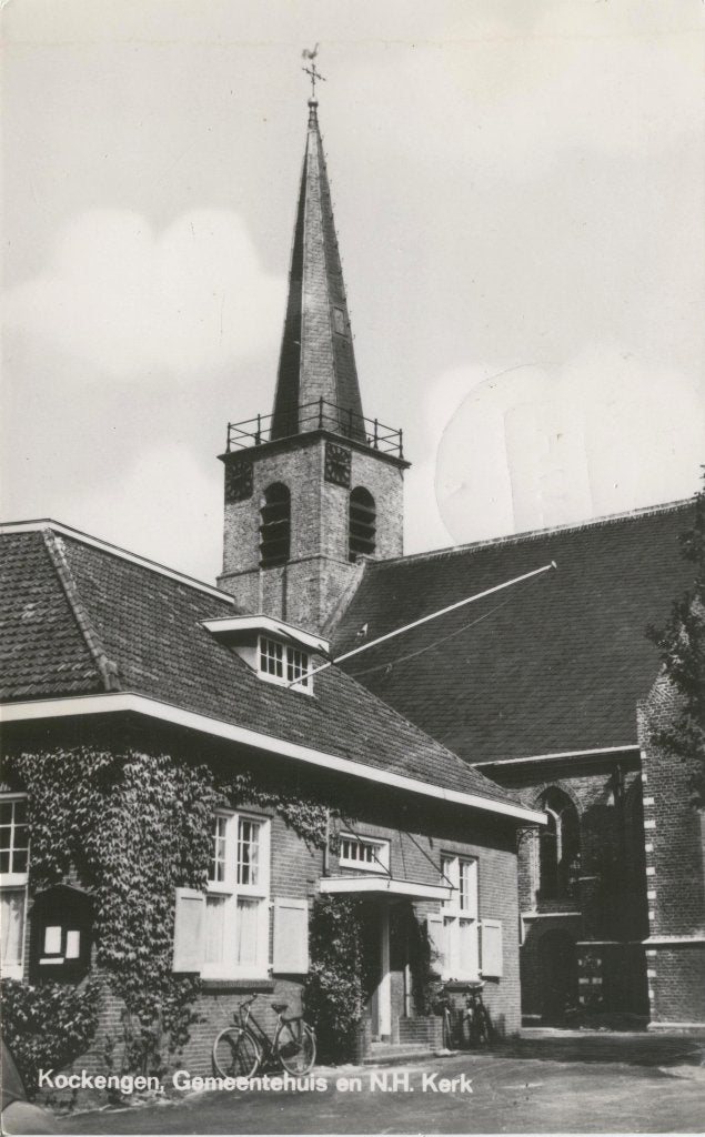 Kockengen Gemeentehuis en N.H.Kerk   1976, Verzenden, 1960 tot 1980, Gelopen, Utrecht