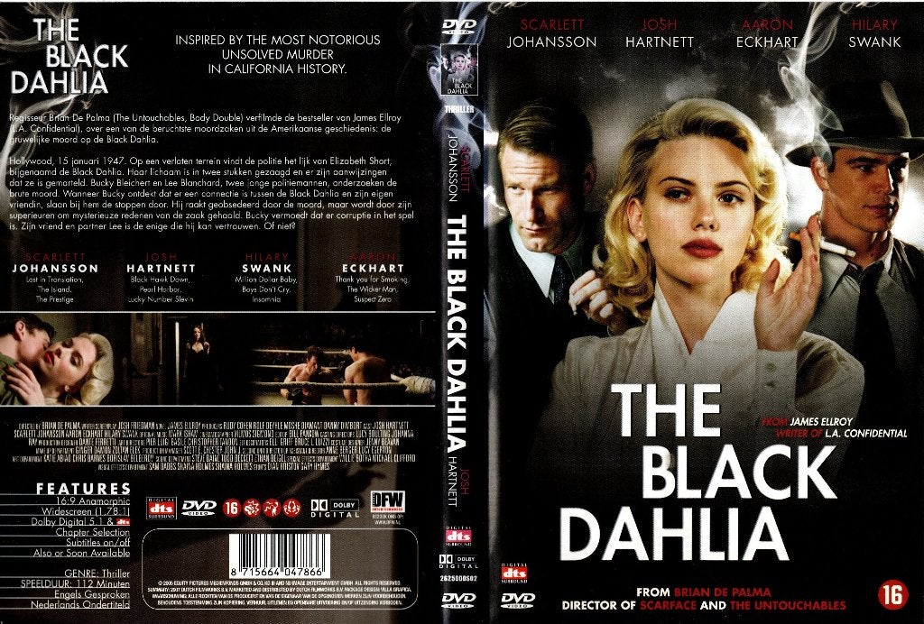 The Black Dahlia, Vanaf 16 jaar, Ophalen of Verzenden, Zo goed als nieuw