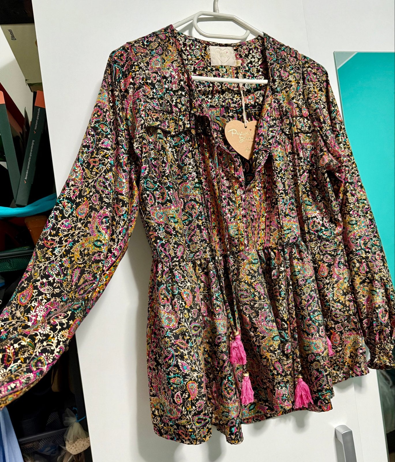 Purple Queen Ibiza Boho Top L/XL - Nieuw met gouden details, Kleding | Dames, Meerkleurig, Maat 46/48 (XL) of groter, Nieuw, Ophalen of Verzenden