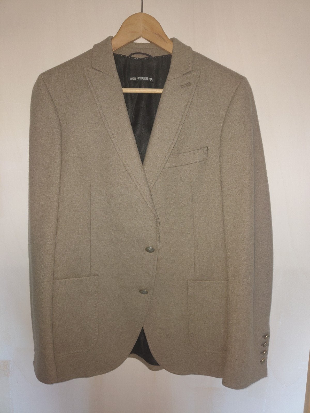 Drykorn Blazer - Beige - Maat 50 (M), Drykorn, Maat 48/50 (M), Beige, Ophalen of Verzenden