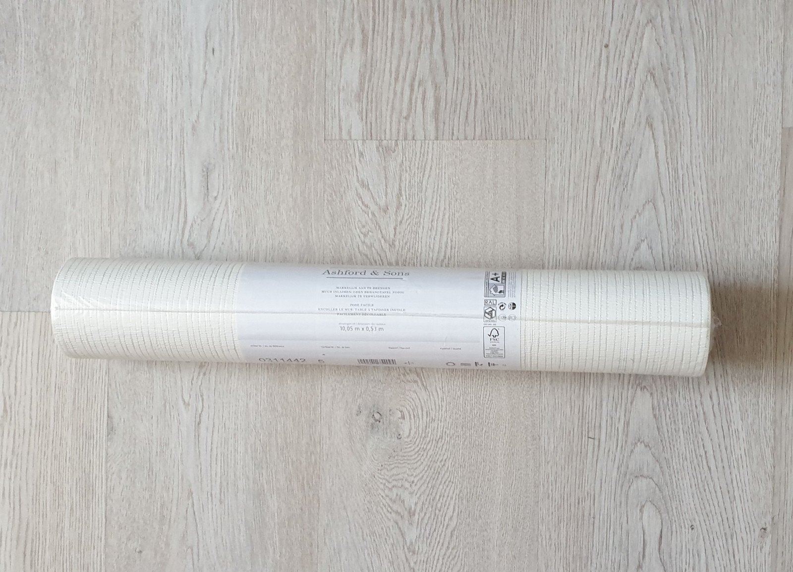 Ashford & Sons Behang Fem Wit - Nieuw in verpakking, Huis en Inrichting, Stoffering | Behang, Ophalen of Verzenden, Wit