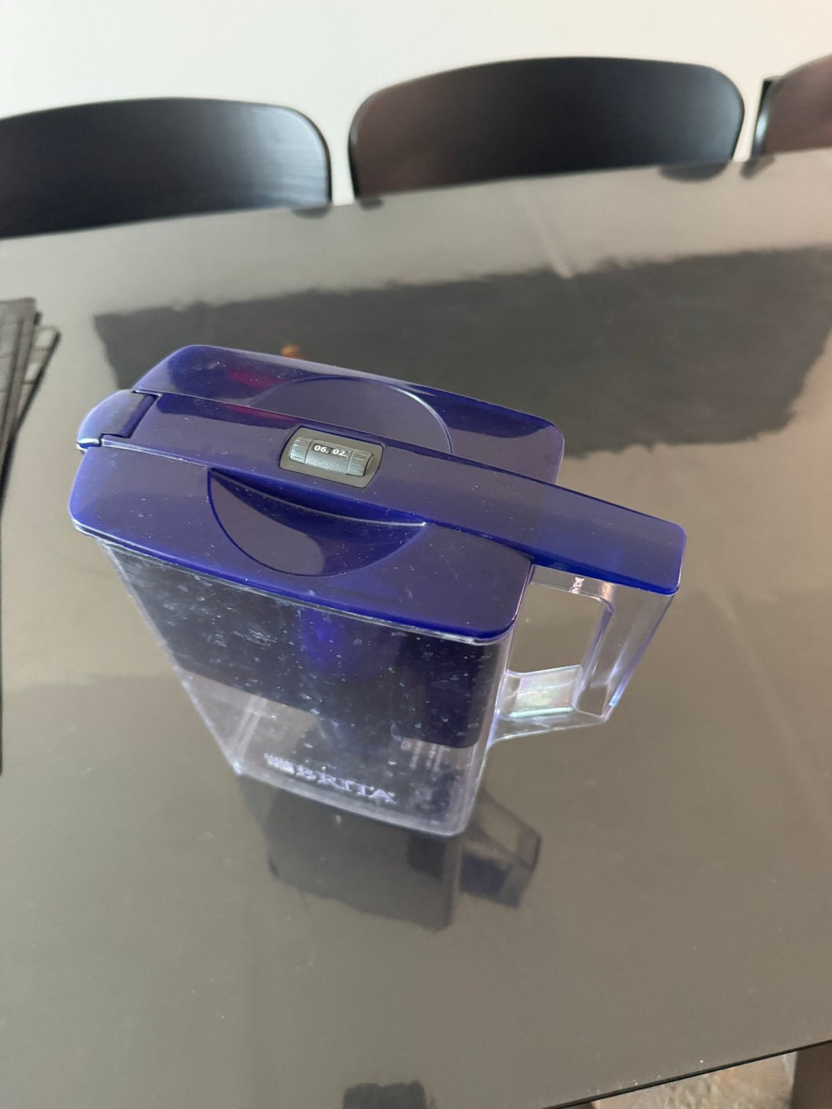 BRITA waterfilterkan - Blauw, Ophalen, Gebruikt