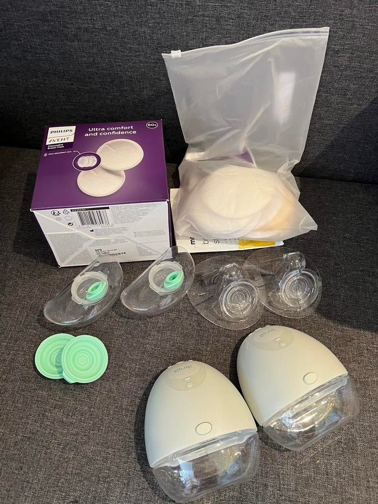 Elvie Stride dubbele borstkolf met accessoires, Ophalen of Verzenden, Nieuw