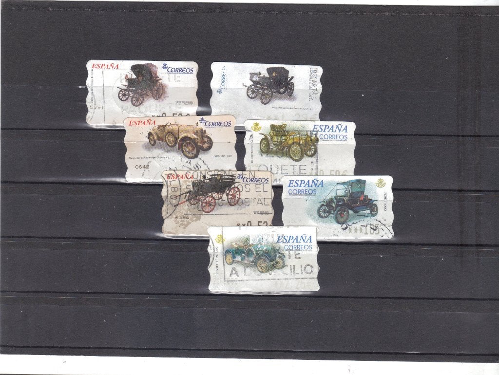 Spanje Frankeerstroken af papier 4, Ophalen of Verzenden, Gestempeld