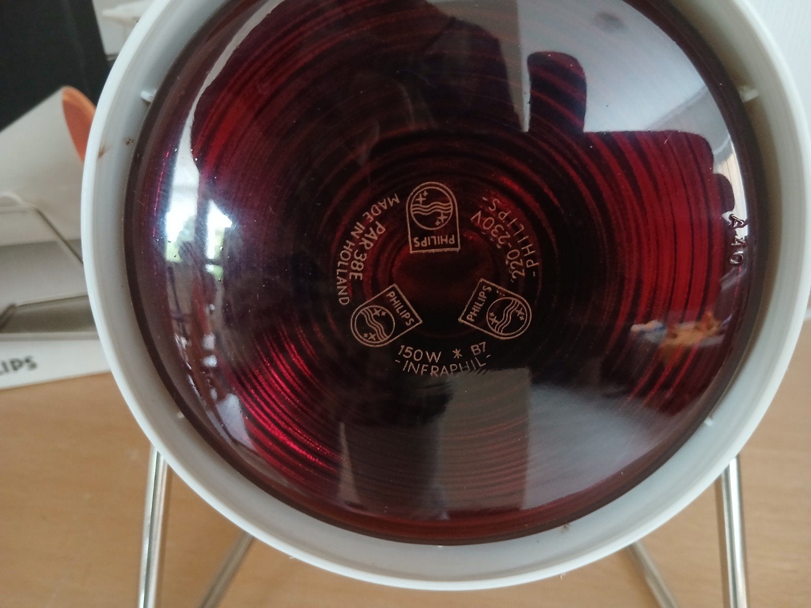 Philips Infraphil HP 3609 voorzien van infrarood lamp, Ophalen of Verzenden, Gebruikt