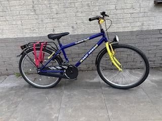 jongens fiets, Gebruikt, Velgrem, 18 inch, Ophalen