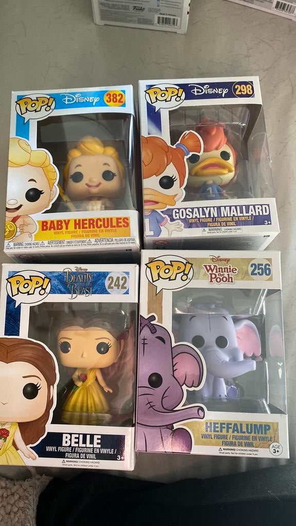 Disney funko pops, Ophalen of Verzenden, Overige figuren, Zo goed als nieuw, Beeldje of Figuurtje