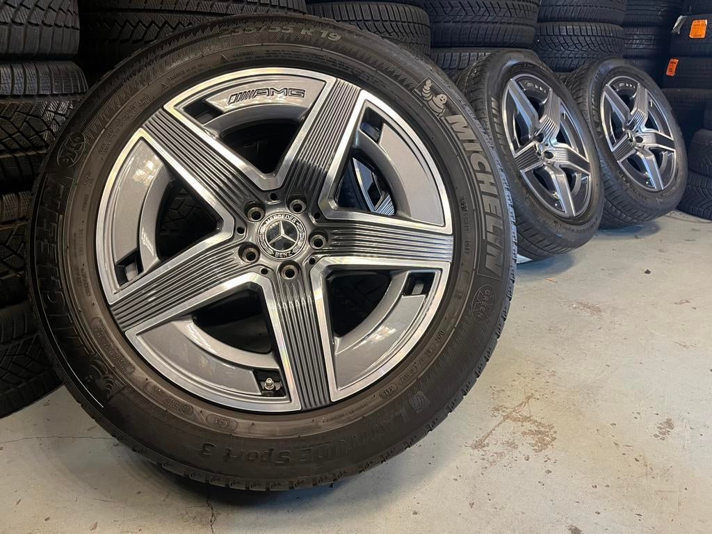 19 Inch Originele Mercedes GLC Zomerset Michelin, Info@mercedes-benz.nl, Gebruikt, 3439LD, Banden en Velgen