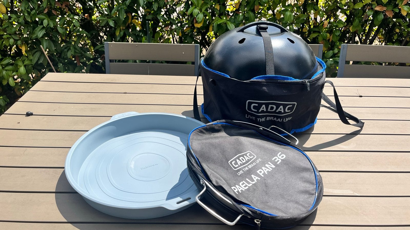 Cadac Citi Chef 40 Barbecue met Paella Pan, Tuin en Terras, Gasbarbecues, Ophalen, Zo goed als nieuw