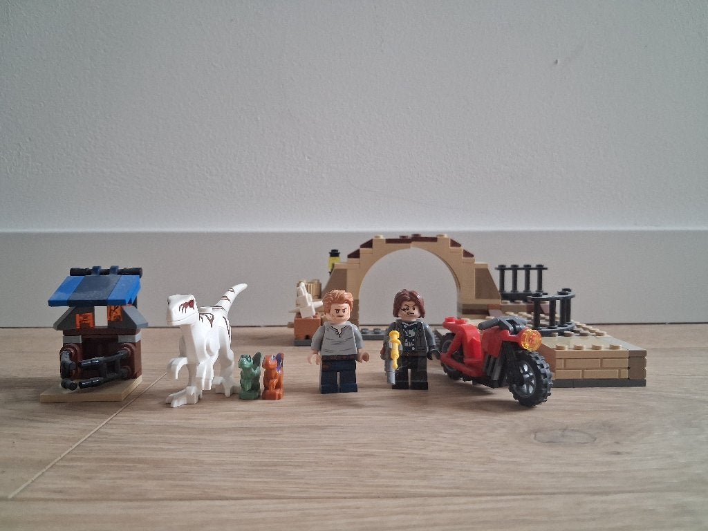 LEGO Jurassic World 76945 (Witte Atrociraptor), Ophalen, Jurassic World, Lego, Zo goed als nieuw