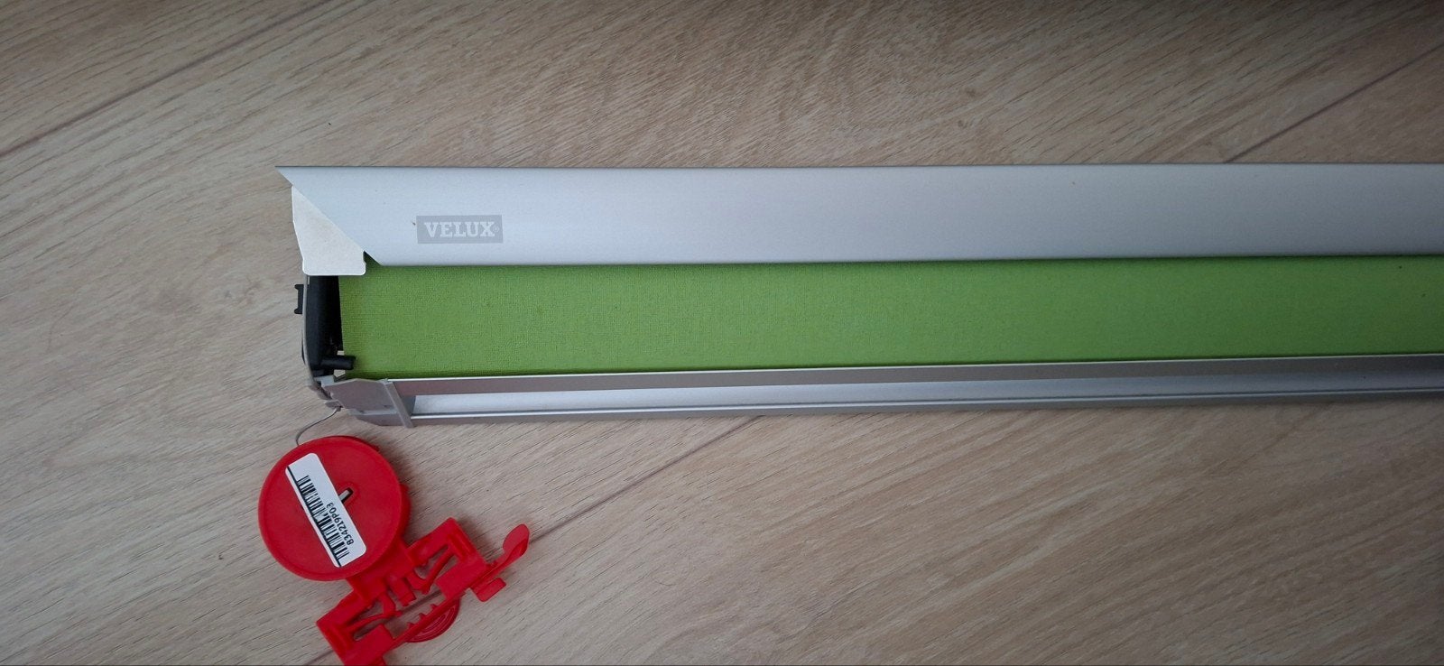 Velux dakraam rolgordijn voor raamtype GGL P08 kleur groen, Ophalen, Zo goed als nieuw, Groen