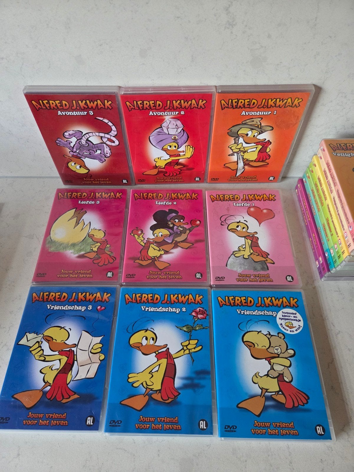 17x dvd's - Alfred J. Kwak, Alle leeftijden, Ophalen of Verzenden, Zo goed als nieuw, Komedie