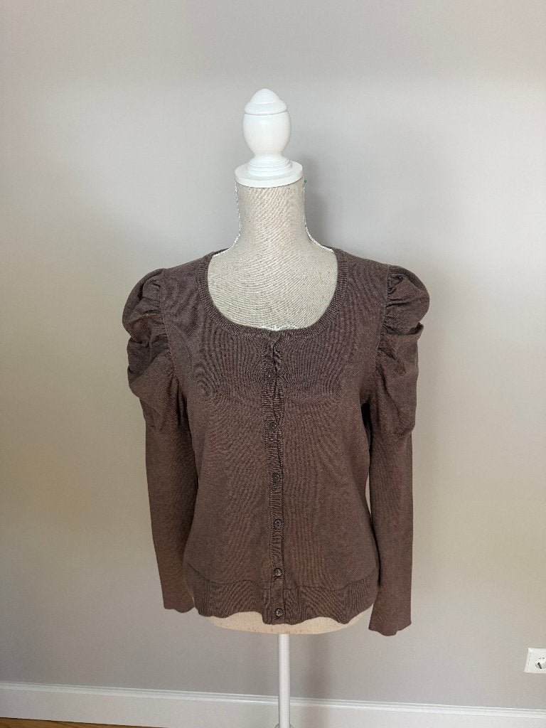 Vest beige met pofmouwtje, Ophalen, Zo goed als nieuw, Maat 38/40 (M), Overige kleuren