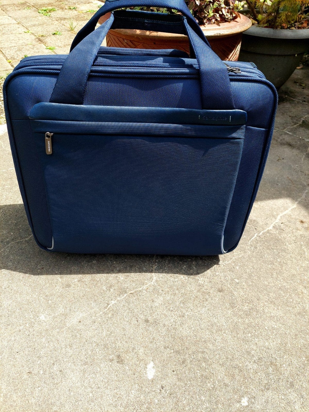Samsonite business trolley voor kleding en laptop, Ophalen, 17 inch of meer, Trolleytas