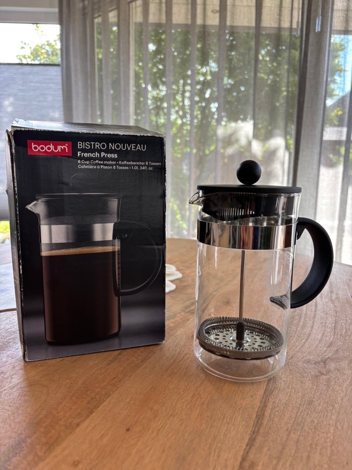 French press koffiezetter Bodum, Ophalen, Zo goed als nieuw, Bodum