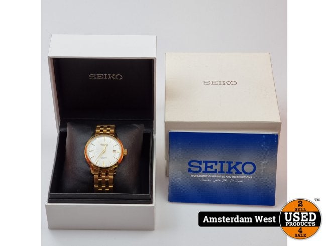 Seiko Presage 4R35-01T0 Horloge Gold | Nieuw in doos, Sieraden, Tassen en Uiterlijk, Horloges | Heren, Seiko, Nieuw, Support@seiko.com