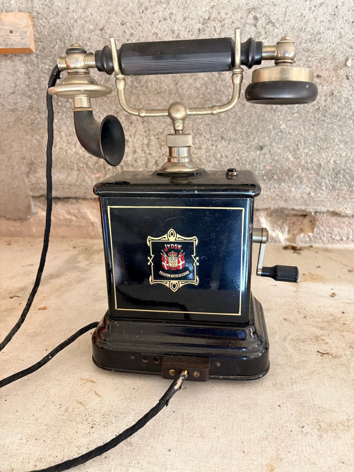 Antieke Jydsk Telefoon Aktieselskab Telefoon, Antiek en Kunst, Ophalen