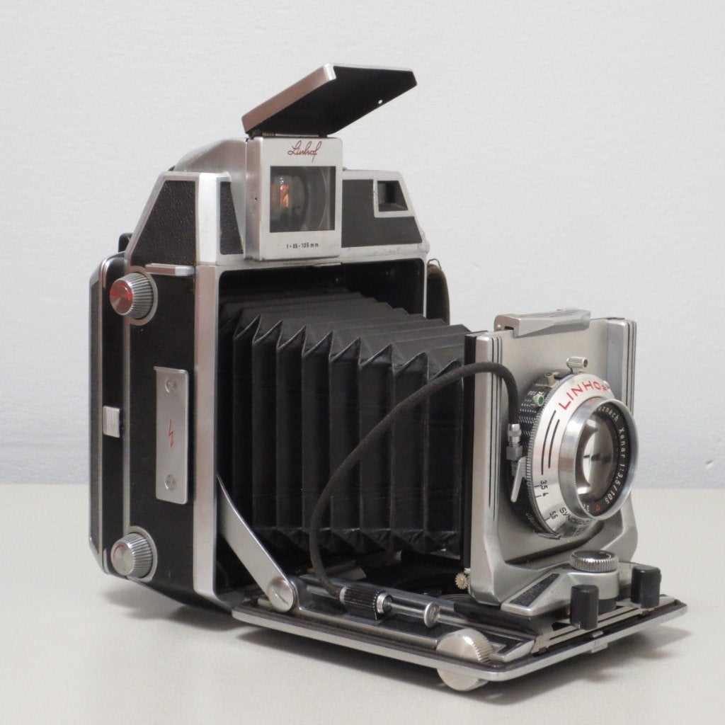 OCCASION: Linhof Technika III 23 (6x9) incl. 2 Objectieven, Ophalen of Verzenden, Gebruikt, Spiegelreflex, Overige Merken
